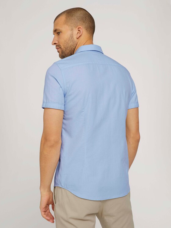 kurzärmliges Hemd - Männer - light blue white structure kurzärmliges Hemd - Männer - light blue white structure - 2 - TOM TAILOR
