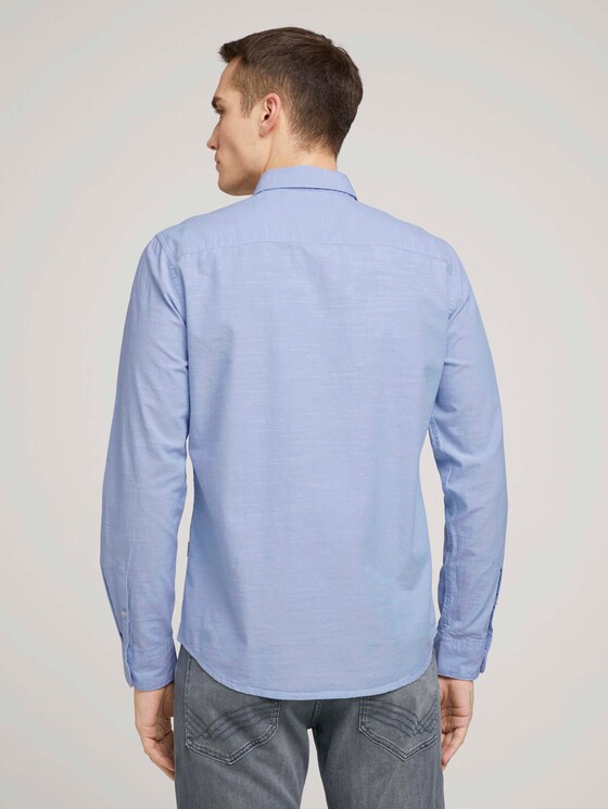 Hemd mit Bio-Baumwolle - Männer - light blue chambray Hemd mit Bio-Baumwolle - Männer - light blue chambray - 2 - TOM TAILOR