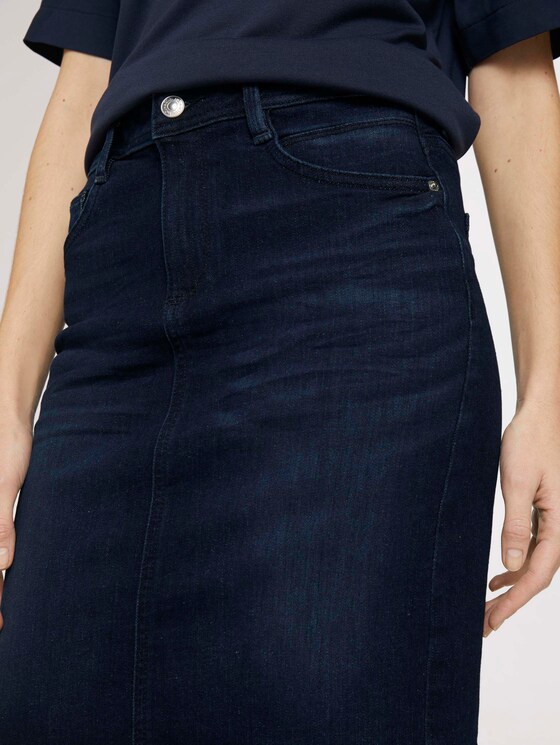 Jeansrock mit Bio-Baumwolle - Frauen - dark stone wash denim Jeansrock mit Bio-Baumwolle - Frauen - dark stone wash denim - 10 - TOM TAILOR