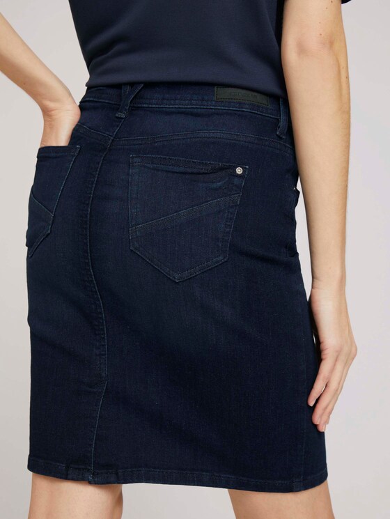 Jeansrock mit Bio-Baumwolle - Frauen - dark stone wash denim Jeansrock mit Bio-Baumwolle - Frauen - dark stone wash denim - 9 - TOM TAILOR