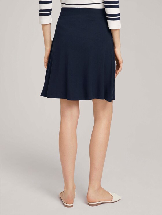Uitlopende jersey rok - Vrouwen - Sky Captain Blue Uitlopende jersey rok - Vrouwen - Sky Captain Blue - 2 - TOM TAILOR