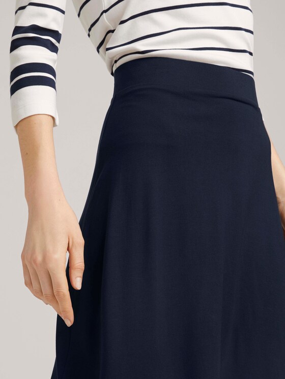 Uitlopende jersey rok - Vrouwen - Sky Captain Blue Uitlopende jersey rok - Vrouwen - Sky Captain Blue - 9 - TOM TAILOR