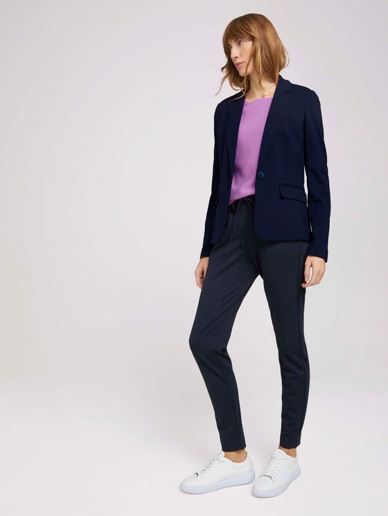 Strukturierter Pullover mit Bio-Baumwolle - Frauen - heather lilac Strukturierter Pullover mit Bio-Baumwolle - Frauen - heather lilac - 3 - TOM TAILOR