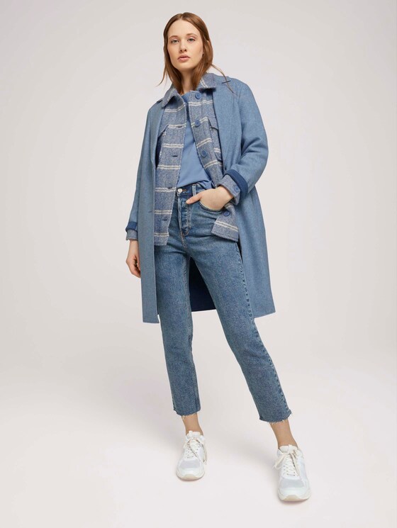 T-Shirt mit Print mit Bio-Baumwolle - Frauen - soft mid blue T-Shirt mit Print mit Bio-Baumwolle - Frauen - soft mid blue - 3 - TOM TAILOR Denim