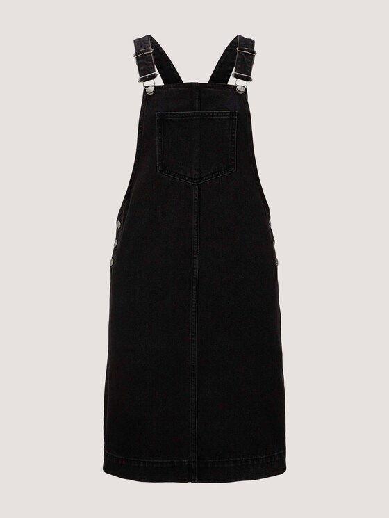 mini Latzkleid aus Jeans - Frauen - destroyed mid stone black deni mini Latzkleid aus Jeans - Frauen - destroyed mid stone black deni - 7 - TOM TAILOR Denim