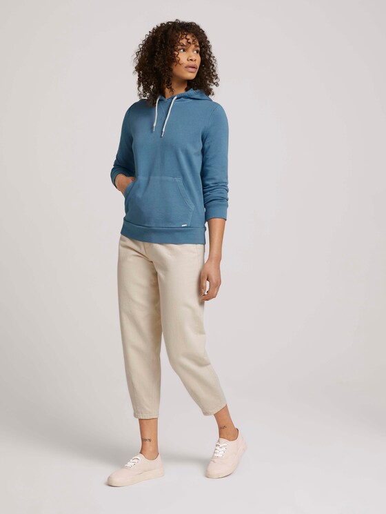 Basic Hoodie - Frauen - soft mid blue Basic Hoodie - Frauen - soft mid blue - 3 - TOM TAILOR Denim