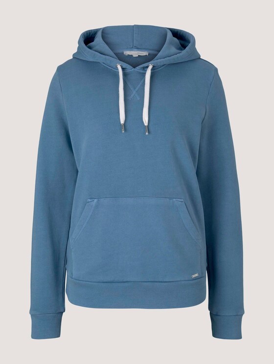 Basic Hoodie - Frauen - soft mid blue Basic Hoodie - Frauen - soft mid blue - 7 - TOM TAILOR Denim