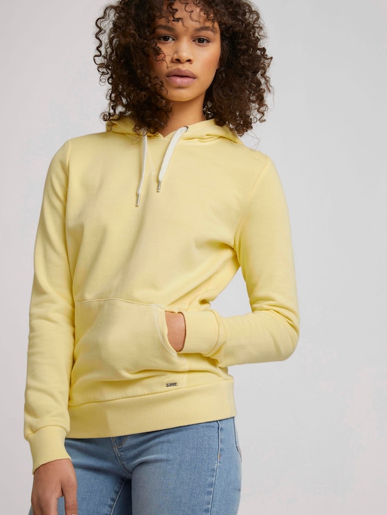 Basic Hoodie - Frauen - soft yellow Basic Hoodie - Frauen - soft yellow - 5 - TOM TAILOR Denim