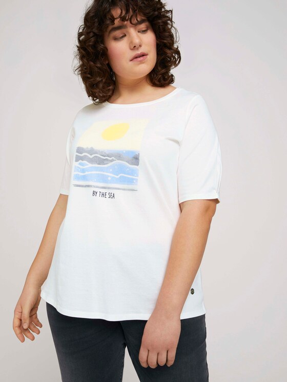 T-Shirt aus Bio-Baumwolle - Frauen - Whisper White T-Shirt aus Bio-Baumwolle - Frauen - Whisper White - 5 - My True Me