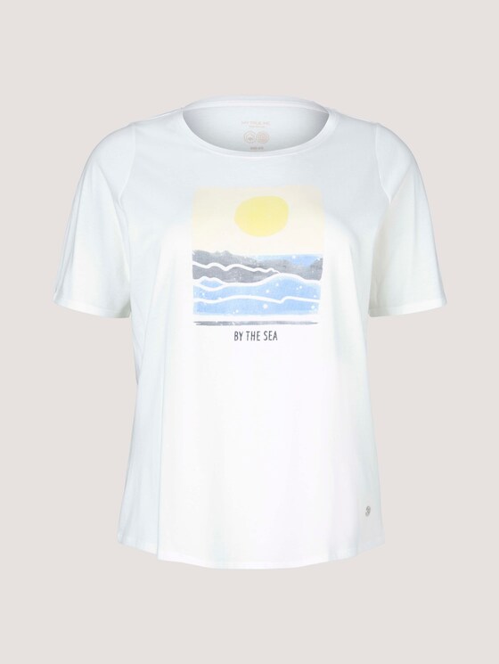 T-Shirt aus Bio-Baumwolle - Frauen - Whisper White T-Shirt aus Bio-Baumwolle - Frauen - Whisper White - 7 - My True Me