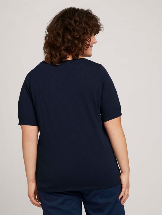 T-Shirt mit Bio-Baumwolle - Frauen - Sky Captain Blue T-Shirt mit Bio-Baumwolle - Frauen - Sky Captain Blue - 2 - My True Me