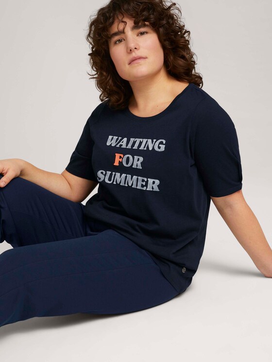 T-Shirt mit Bio-Baumwolle - Frauen - Sky Captain Blue T-Shirt mit Bio-Baumwolle - Frauen - Sky Captain Blue - 5 - My True Me