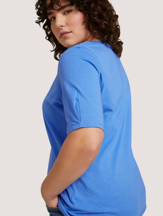 T-Shirt mit Bio-Baumwolle - Frauen - Marina Bay Blue T-Shirt mit Bio-Baumwolle - Frauen - Marina Bay Blue - 10 - My True Me
