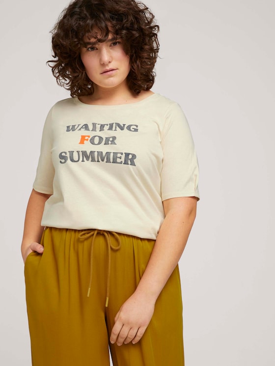 T-Shirt mit Bio-Baumwolle - Frauen - champagne white T-Shirt mit Bio-Baumwolle - Frauen - champagne white - 5 - My True Me