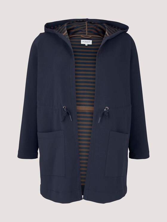 Sweatjacke mit Tunnelzug und Kapuze - Frauen - Sky Captain Blue Sweatjacke mit Tunnelzug und Kapuze - Frauen - Sky Captain Blue - 7 - My True Me