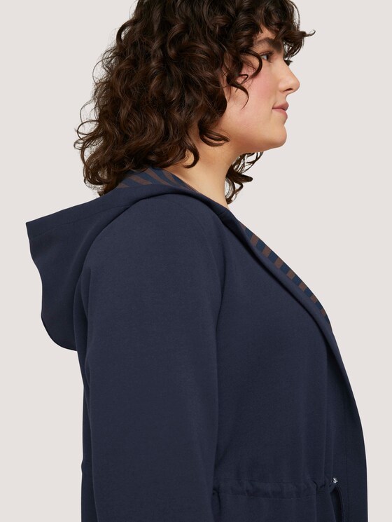 Sweatjacke mit Tunnelzug und Kapuze - Frauen - Sky Captain Blue Sweatjacke mit Tunnelzug und Kapuze - Frauen - Sky Captain Blue - 9 - My True Me