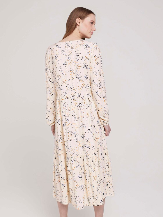 patterned midi dress - Women - creme dot print patterned midi dress - Women - creme dot print - 2 - TOM TAILOR Denim