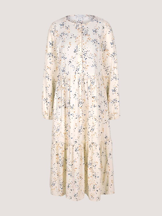 patterned midi dress - Women - creme dot print patterned midi dress - Women - creme dot print - 7 - TOM TAILOR Denim