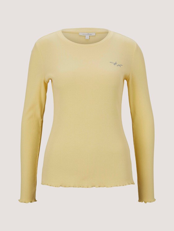 Langarmshirt - Frauen - soft yellow Langarmshirt - Frauen - soft yellow - 7 - TOM TAILOR Denim