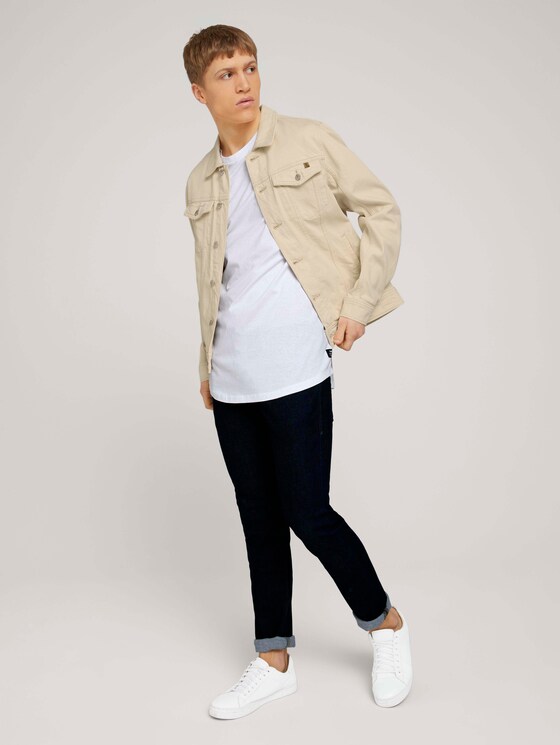 T-Shirt mit Bio-Baumwolle - Männer - White T-Shirt mit Bio-Baumwolle - Männer - White - 3 - TOM TAILOR Denim