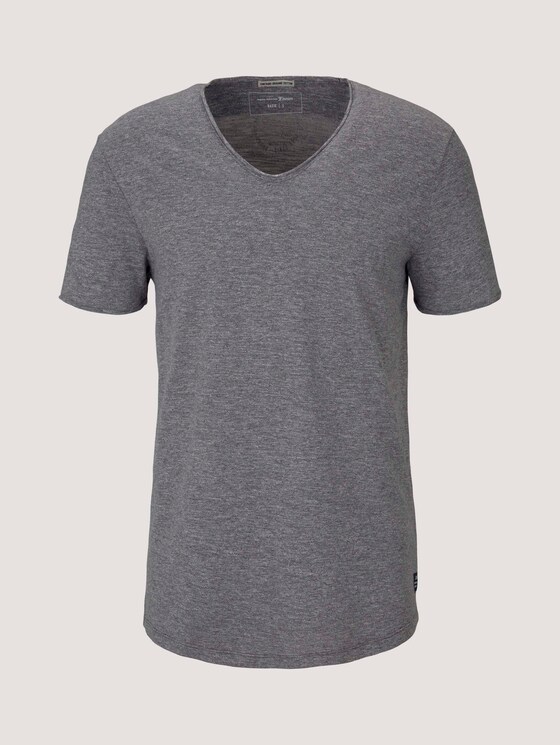 strukturiertes T-Shirt - Männer - Sky Captain Blue Non-Solid strukturiertes T-Shirt - Männer - Sky Captain Blue Non-Solid - 7 - TOM TAILOR Denim