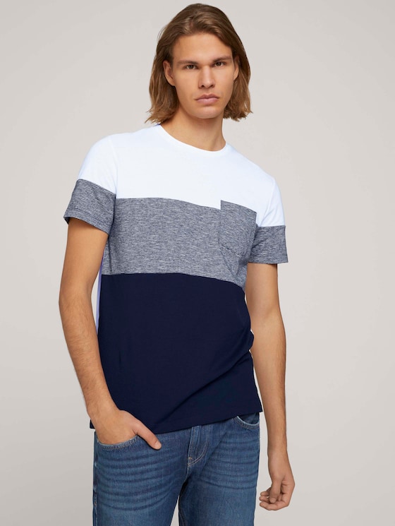 Tshirt mit Brusttasche - Männer - Sky Captain Blue Tshirt mit Brusttasche - Männer - Sky Captain Blue - 5 - TOM TAILOR Denim