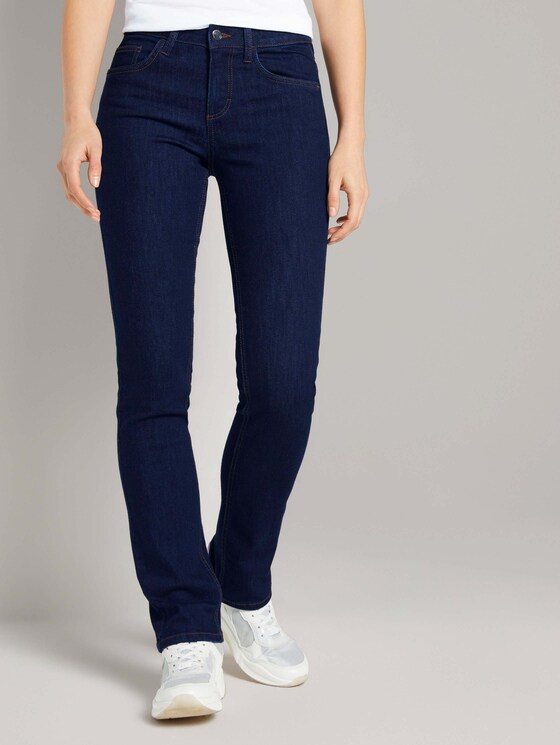 Alexa Rechte Jeans - Vrouwen - Clean Rinsed Blue Denim Alexa Rechte Jeans - Vrouwen - Clean Rinsed Blue Denim - 1 - TOM TAILOR