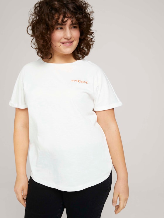 T-Shirt mit Bio-Baumwolle - Frauen - Whisper White T-Shirt mit Bio-Baumwolle - Frauen - Whisper White - 5 - My True Me