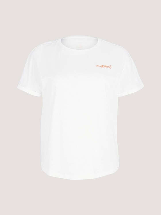 T-Shirt mit Bio-Baumwolle - Frauen - Whisper White T-Shirt mit Bio-Baumwolle - Frauen - Whisper White - 7 - My True Me