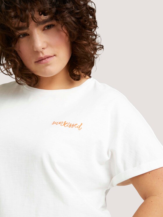 T-Shirt mit Bio-Baumwolle - Frauen - Whisper White T-Shirt mit Bio-Baumwolle - Frauen - Whisper White - 9 - My True Me