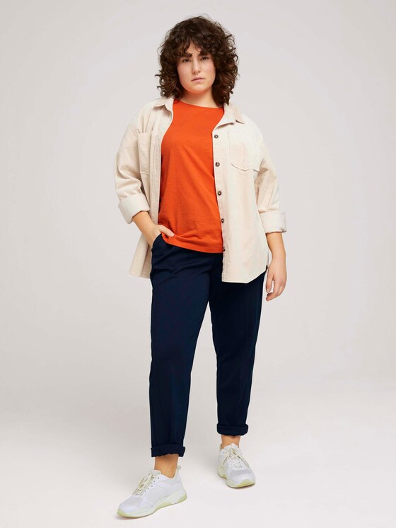 T-shirt made with organic cotton - Women - sundowner red T-shirt made with organic cotton - Women - sundowner red - 3 - My True Me