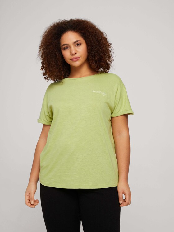 Plus - T-Shirt mit Bio-Baumwolle