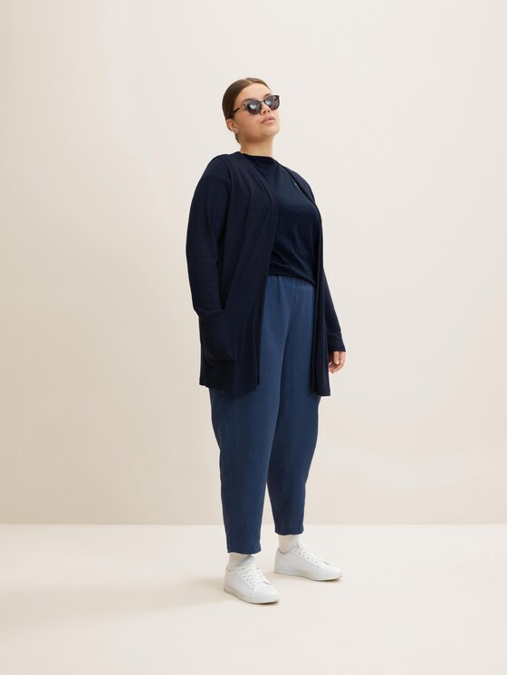 Shirt Cardigan mit Taschen - Frauen - Sky Captain Blue Shirt Cardigan mit Taschen - Frauen - Sky Captain Blue - 3 - My True Me