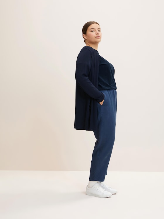 Shirt Cardigan mit Taschen - Frauen - Sky Captain Blue Shirt Cardigan mit Taschen - Frauen - Sky Captain Blue - 5 - My True Me