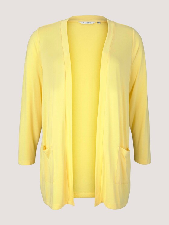 Shirt Cardigan mit LENZING™ ECOVERO™ und Taschen - Frauen - mellow yellow Shirt Cardigan mit LENZING™ ECOVERO™ und Taschen - Frauen - mellow yellow - 7 - My True Me