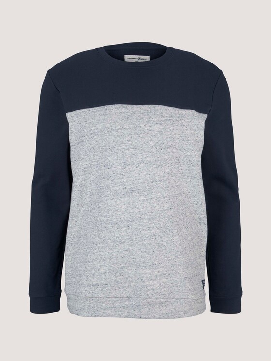 Sweatshirt mit Bündchen - Männer - Sky Captain Blue Sweatshirt mit Bündchen - Männer - Sky Captain Blue - 7 - TOM TAILOR Denim