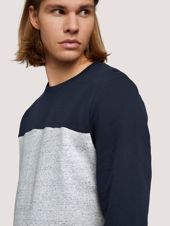 Sweatshirt mit Bündchen - Männer - Sky Captain Blue Sweatshirt mit Bündchen - Männer - Sky Captain Blue - 9 - TOM TAILOR Denim
