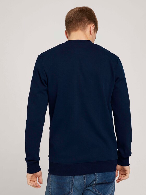Bomberjacke mit Kängurutaschen - Männer - Sky Captain Blue Bomberjacke mit Kängurutaschen - Männer - Sky Captain Blue - 2 - TOM TAILOR Denim