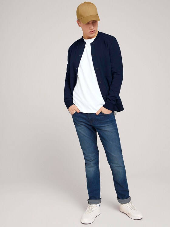 Bomberjacke mit Kängurutaschen - Männer - Sky Captain Blue Bomberjacke mit Kängurutaschen - Männer - Sky Captain Blue - 3 - TOM TAILOR Denim