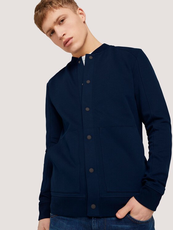Bomberjacke mit Kängurutaschen - Männer - Sky Captain Blue Bomberjacke mit Kängurutaschen - Männer - Sky Captain Blue - 9 - TOM TAILOR Denim