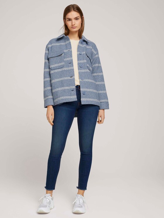 Strukturierter Pullover mit Bio-Baumwolle - Frauen - soft creme beige Strukturierter Pullover mit Bio-Baumwolle - Frauen - soft creme beige - 3 - TOM TAILOR Denim