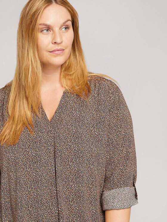Pleated blouse - Women - multicolor dot design Pleated blouse - Women - multicolor dot design - 9 - My True Me