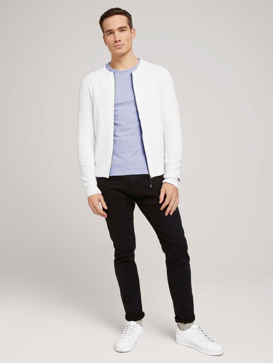 Langarmshirt mit Bio-Baumwolle - Männer - Light Stone Grey Melange Langarmshirt mit Bio-Baumwolle - Männer - Light Stone Grey Melange - 3 - TOM TAILOR
