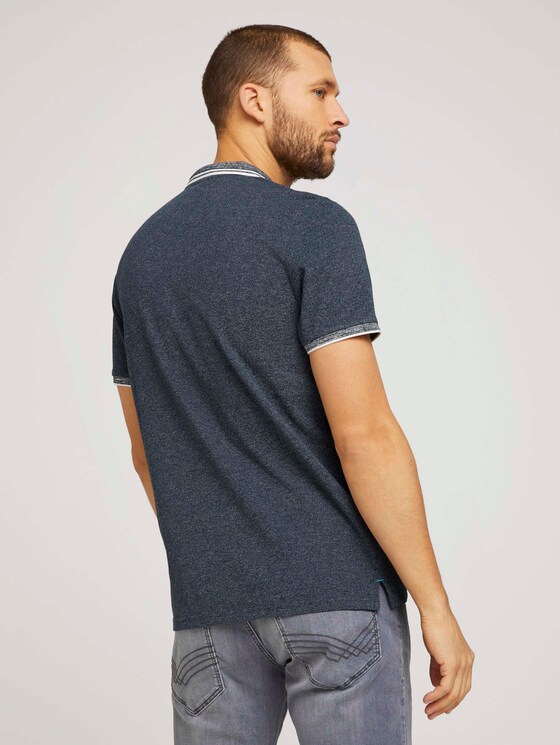 Poloshirt mit Logoprint - Männer - Dark Blue Poloshirt mit Logoprint - Männer - Dark Blue - 2 - TOM TAILOR
