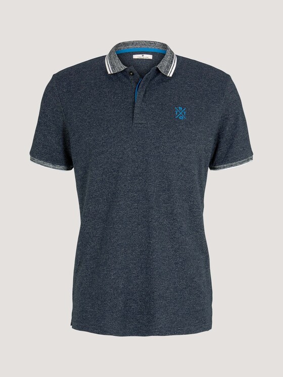 Poloshirt mit Logoprint - Männer - Dark Blue Poloshirt mit Logoprint - Männer - Dark Blue - 7 - TOM TAILOR