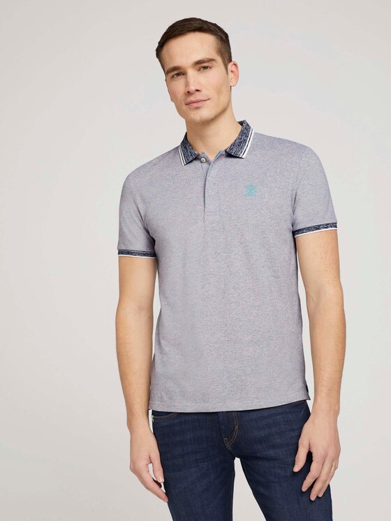 Poloshirt mit Logoprint - Männer - Off White Poloshirt mit Logoprint - Männer - Off White - 1 - TOM TAILOR