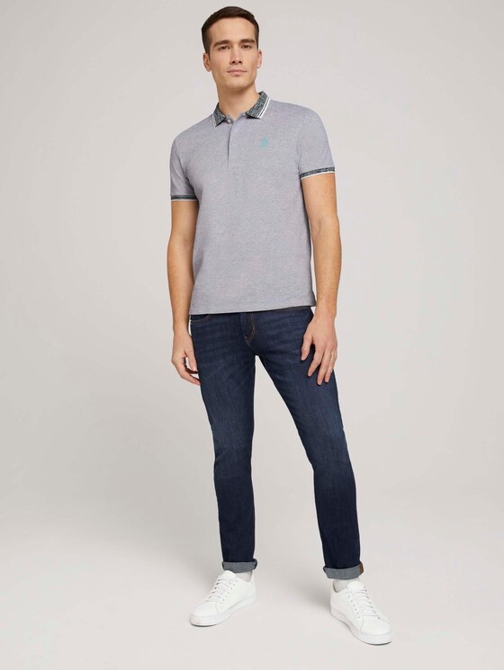 Poloshirt mit Logoprint - Männer - Off White Poloshirt mit Logoprint - Männer - Off White - 3 - TOM TAILOR