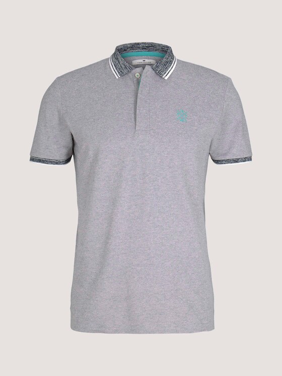Poloshirt mit Logoprint - Männer - Off White Poloshirt mit Logoprint - Männer - Off White - 7 - TOM TAILOR