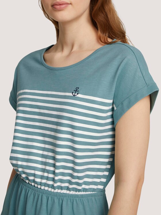 Jersey Minikleid - Frauen - Mineral Stone Blue Jersey Minikleid - Frauen - Mineral Stone Blue - 9 - TOM TAILOR Denim