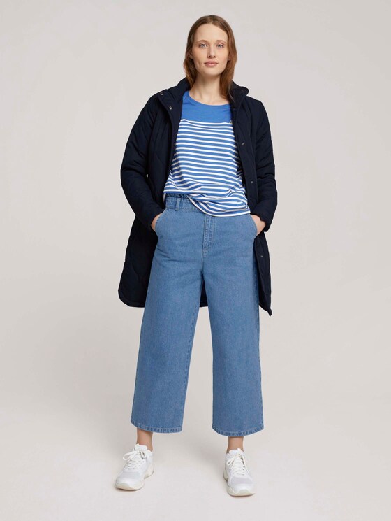 T-Shirt aus Bio-Baumwolle - Frauen - mid blue T-Shirt aus Bio-Baumwolle - Frauen - mid blue - 3 - TOM TAILOR Denim